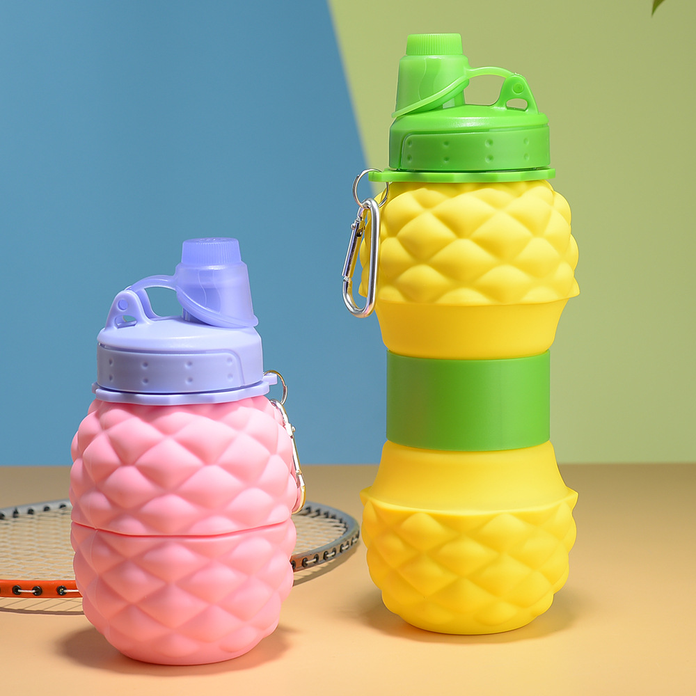 Title 13, Silicone Folding Water Retractable Sports Bottle