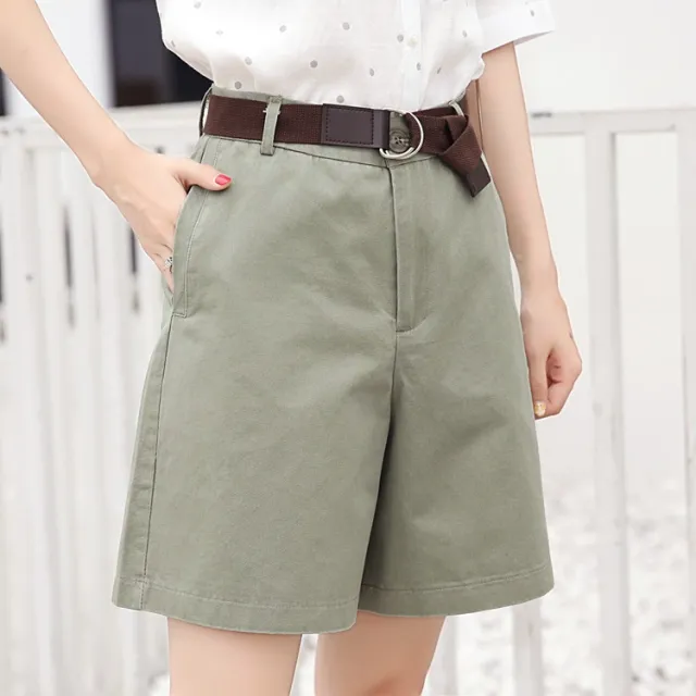 Straight High Waist Slimming Loose Casual Pants For Women Army Green - Shop at LoveMi