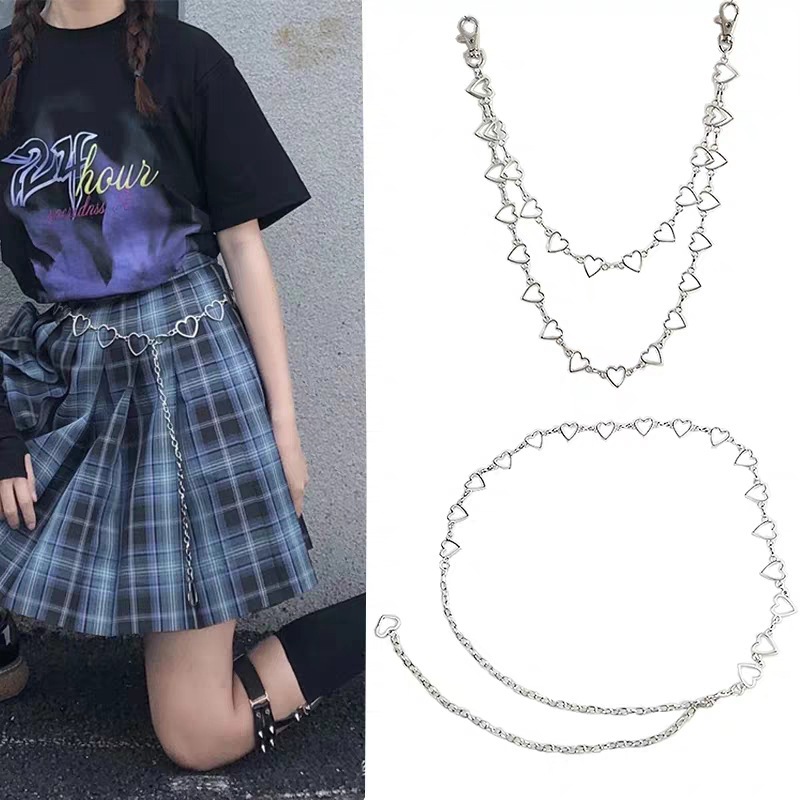 Retro Metal Hollow Waist Chain For Women, Versatile And Stylish