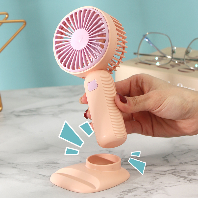 Stand Handheld Fan Usb Charging Mini Little Fan Desktop Small Fan