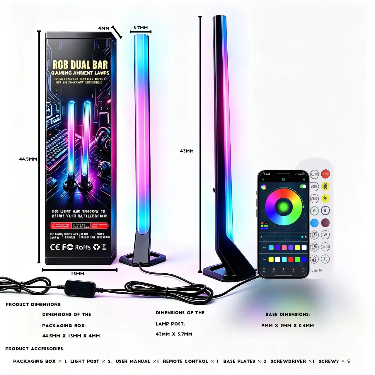 Gaming PC Pickup AmbientDesk Lamp Music Atmosphere Light