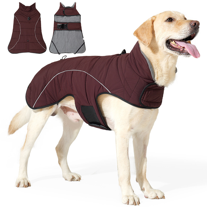 New Winter Pet Clothing Thickened Double-Layer Insulated Vest Jacket