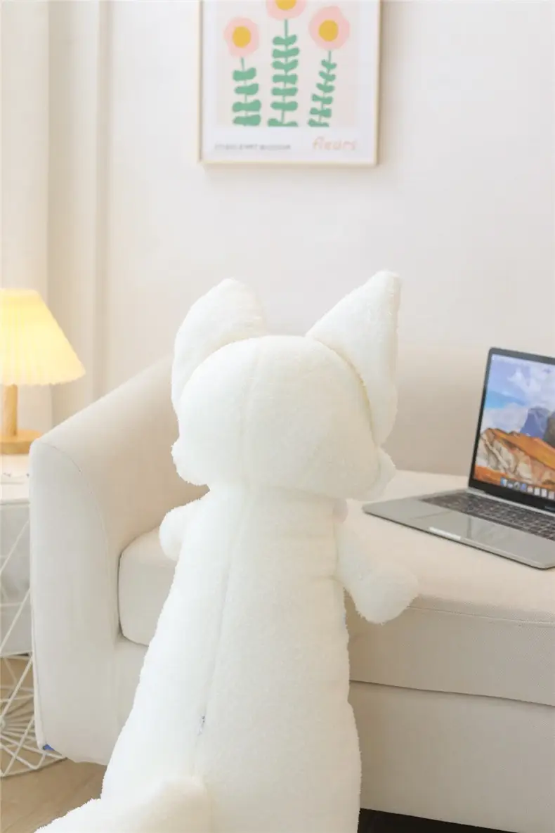 Fox Long Pillow Bed Sleeping Leg-supporting Doll Ragdoll