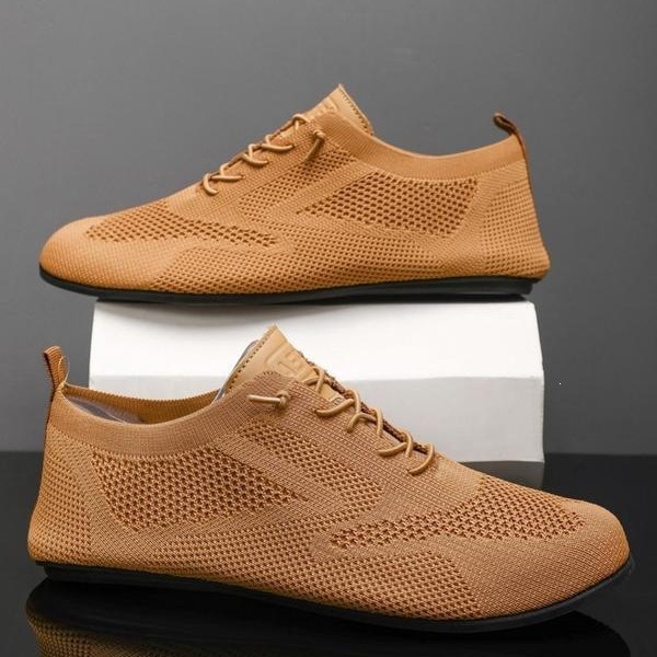Breathable Loafers Lightweight Lace-up Casual Shoes