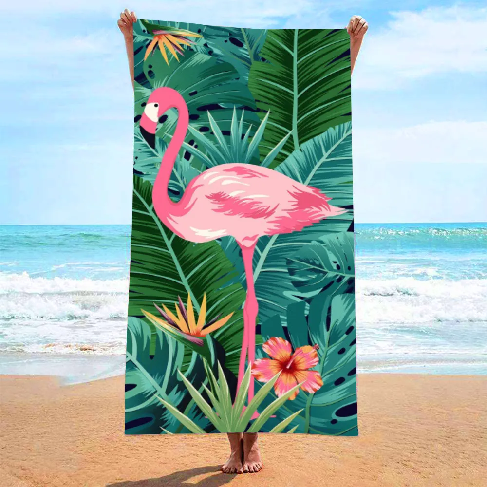 Printed Towel Seaside Vacation Beach Bath Towel - 70S-70X140 Opp Bag
