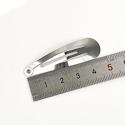 DIY Hair Accessories Manual Thickened Stainless Steel Hair Clip Barrettes Steel Color 5Cm - Shop at LoveMi