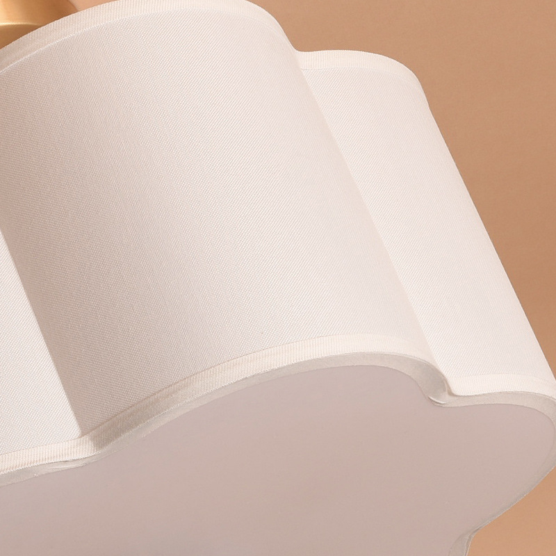 American Fabric Pure Copper Ceiling Lamp