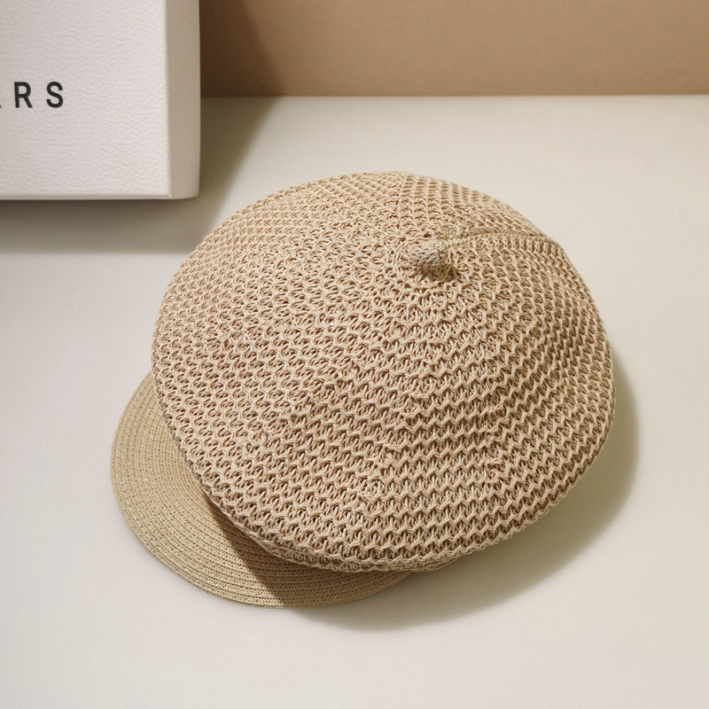 Casual All-matching Hollow Mesh Breathable Octagonal Cap