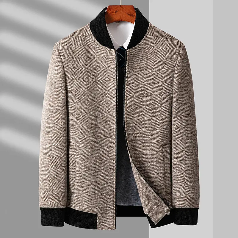 Business Casual Cotton And Thickening Stand Collar