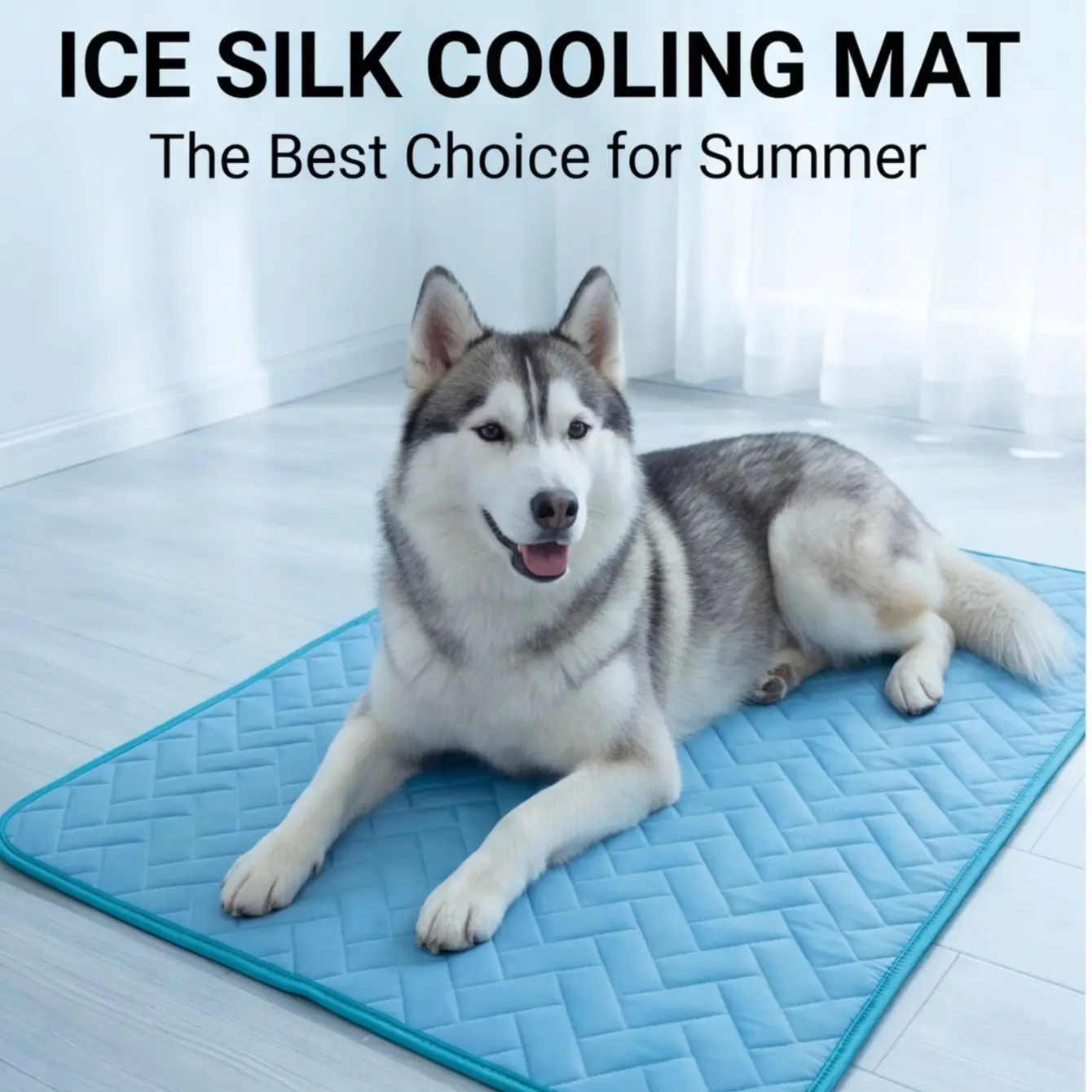 Breathable Ice-silk Cat Bed Supplies Dog Mat