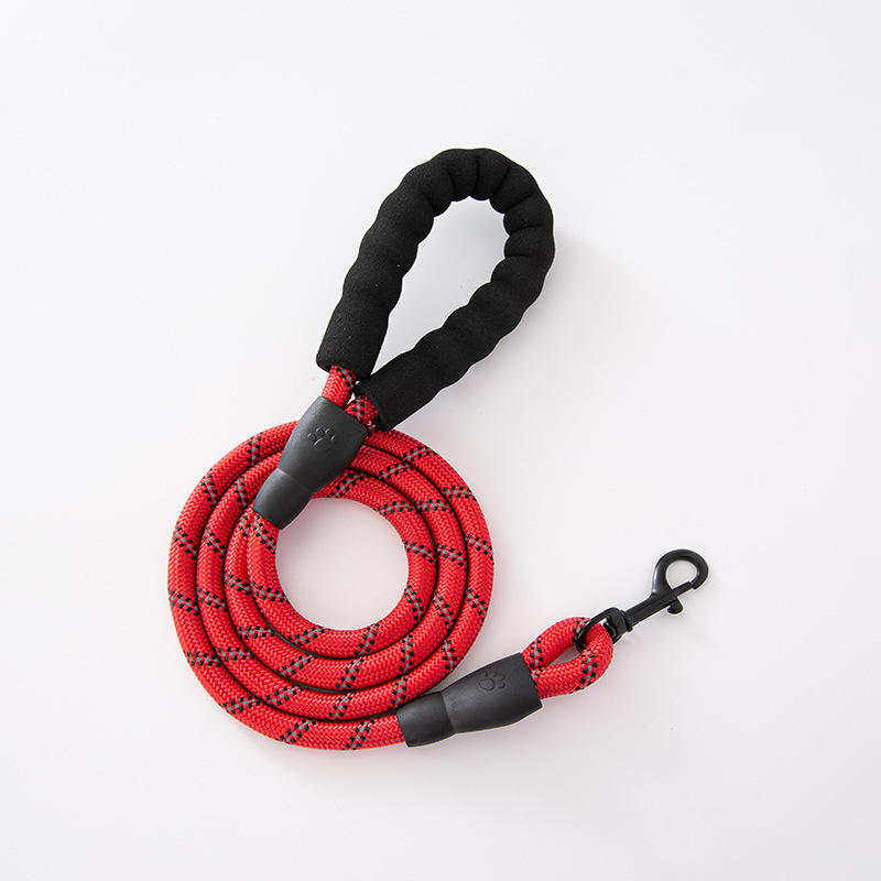 Anti-escape Reflective Pet Leash For Outdoor Use Red 1.2MX0.8CM