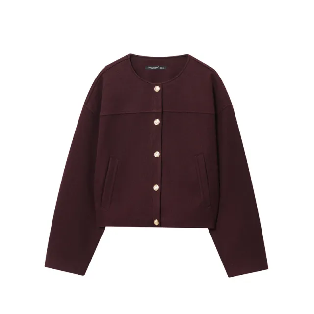 Women's Fashion Casual Loose Button Decoration Jacket Coat - Shop at LoveMi