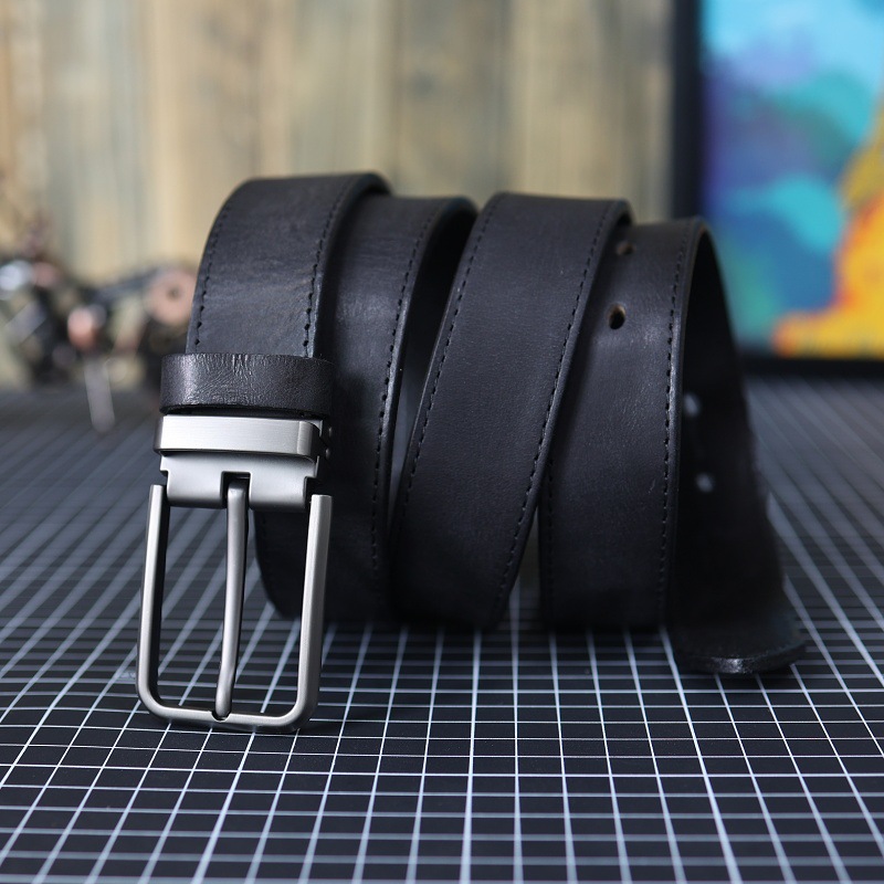 Men's Vintage Genuine Leather Belt With Pin Buckle 20 54daf4fb aa01 4b79 aa3b 036a0207a355