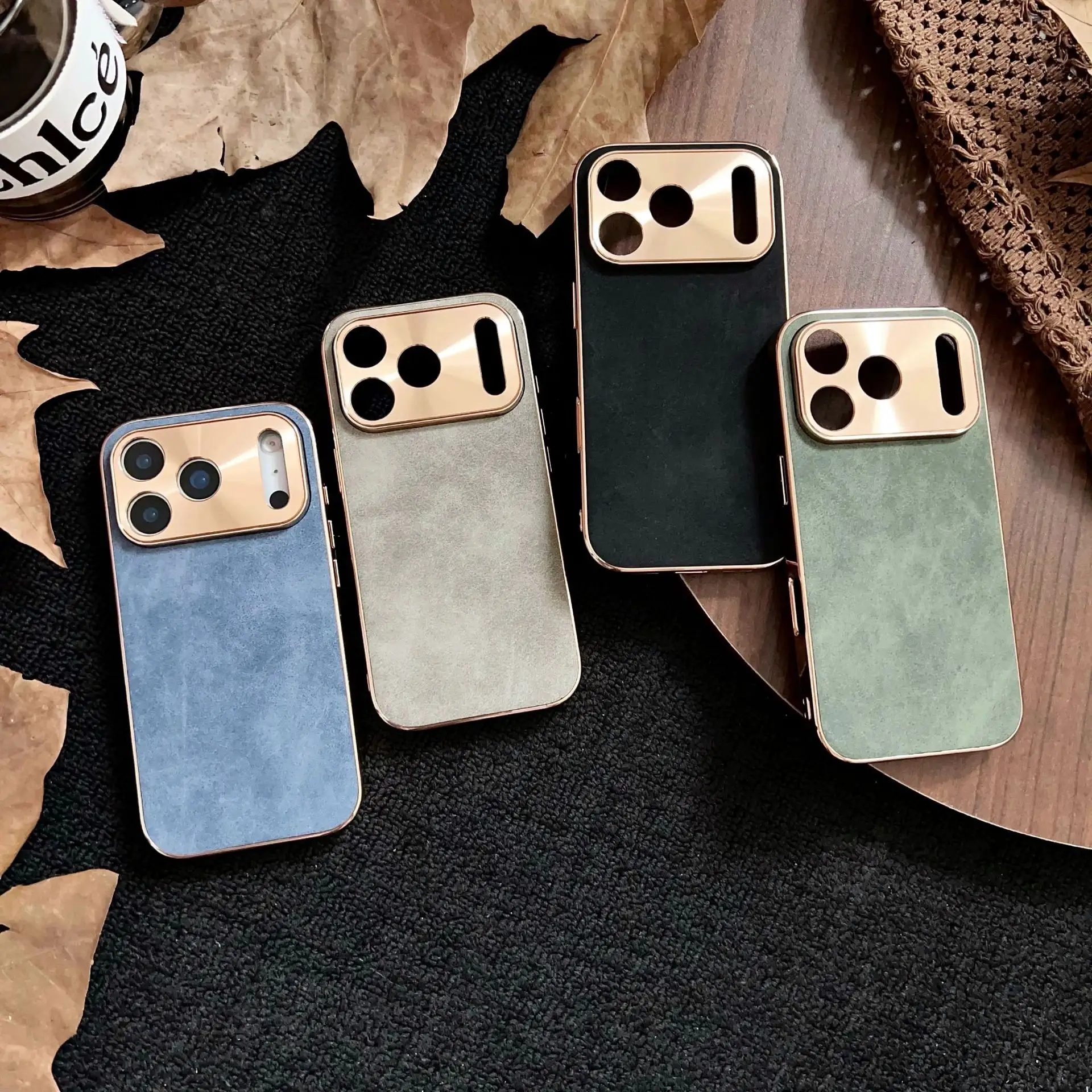 Phone Case Electroplated Metal Fine Hole Lens