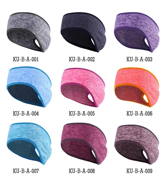 Ponytail Ear Warmer Headband, Fleece Winter Ear Muff Band for Running and Skiing - detail photo 6