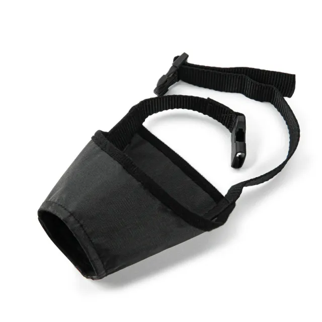 Anti bite Anti miseating Dog Mouth Cover Waterproof Bark Stopper Black - Shop at LoveMi