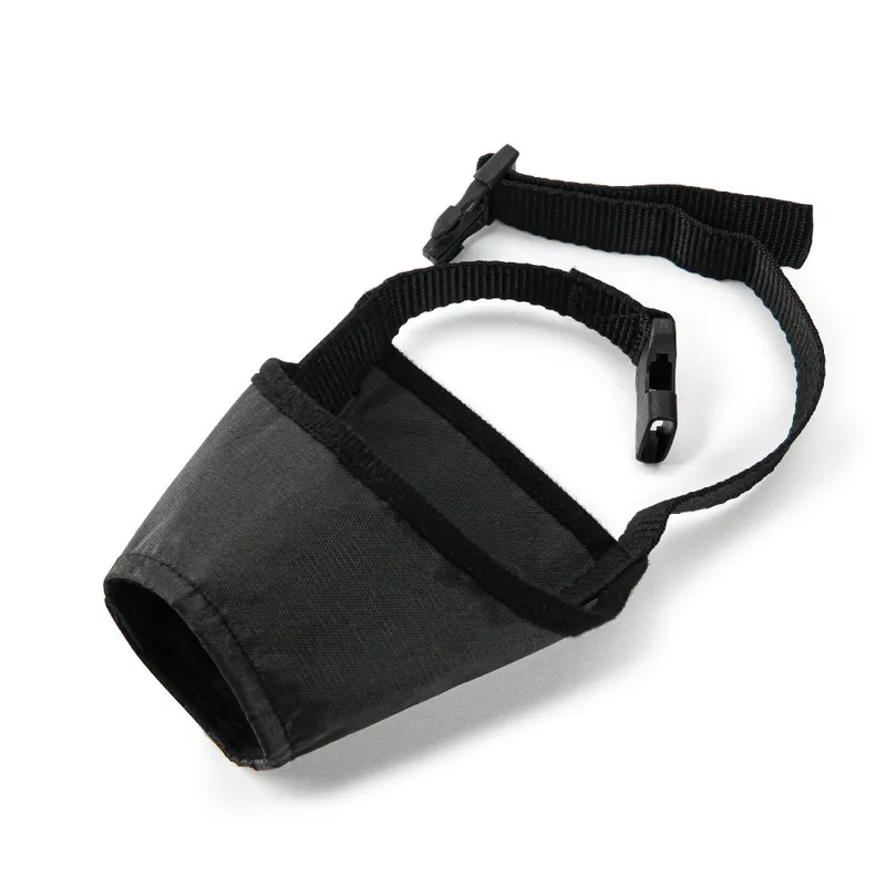 Anti-bite Anti-miseating Dog Mouth Cover Waterproof Bark Stopper - Black