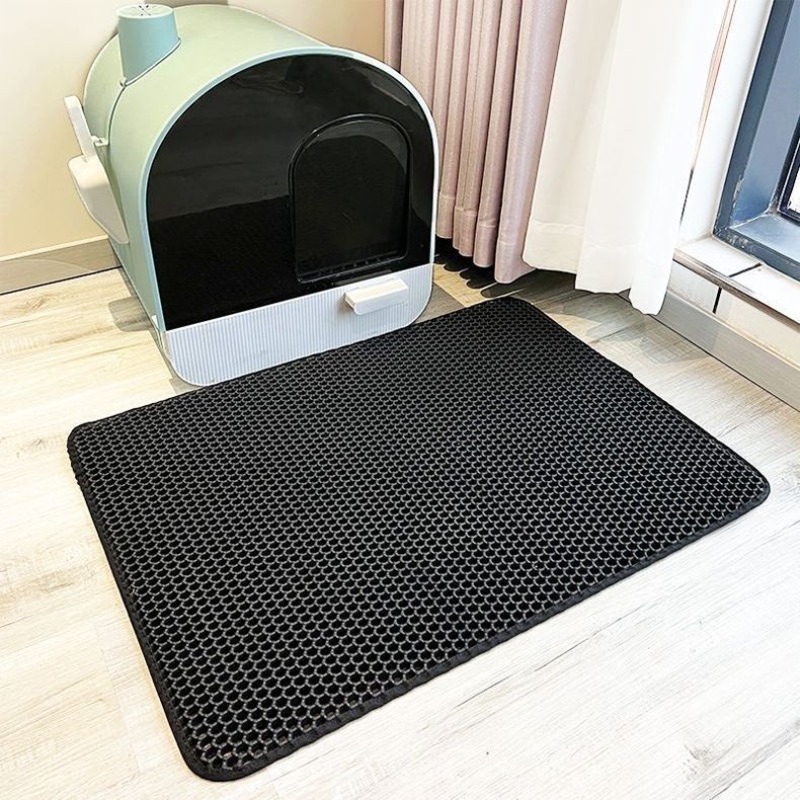 EVA Cat Litter Matprevents Litter From Splashing And Being Tracked Out By Cats