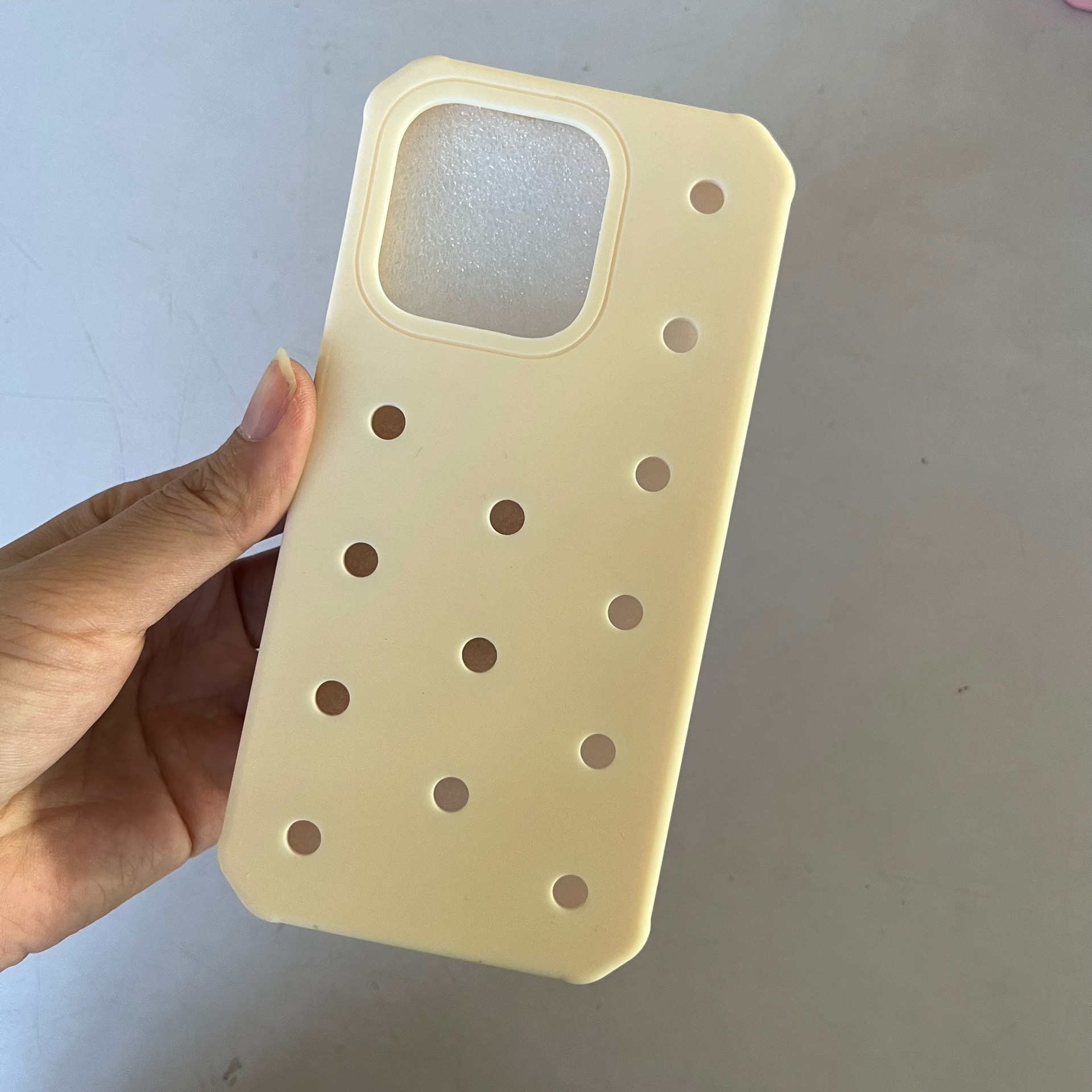 Silicone Phone Case With A DIY Shoelace Buckle Pattern, Compatible With The 1116 Plus 5