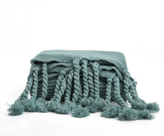 Knitted Office Sofas Wool Blanket Hu Qing - Shop at LoveMi
