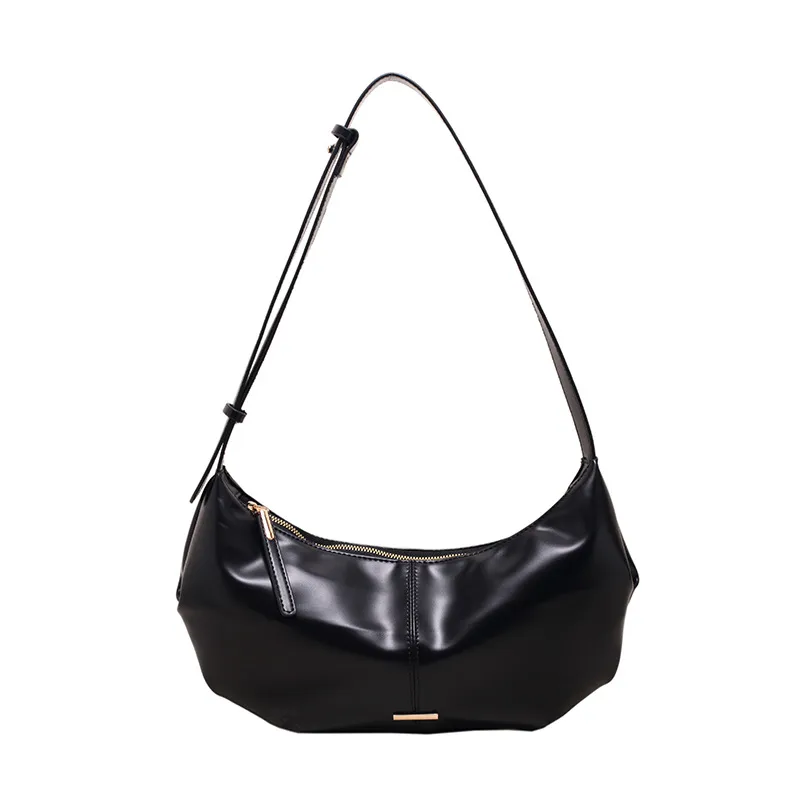 Fashion Minority Design Shoulder Crossbody Bag - Black