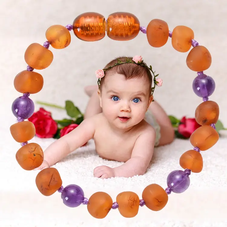 Amber Natural Frosted Amber Bracelet