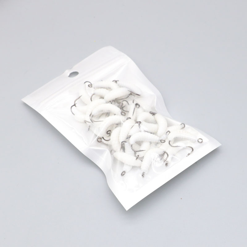 Bionic Maggots With Hook Soft Bait Lure Suit