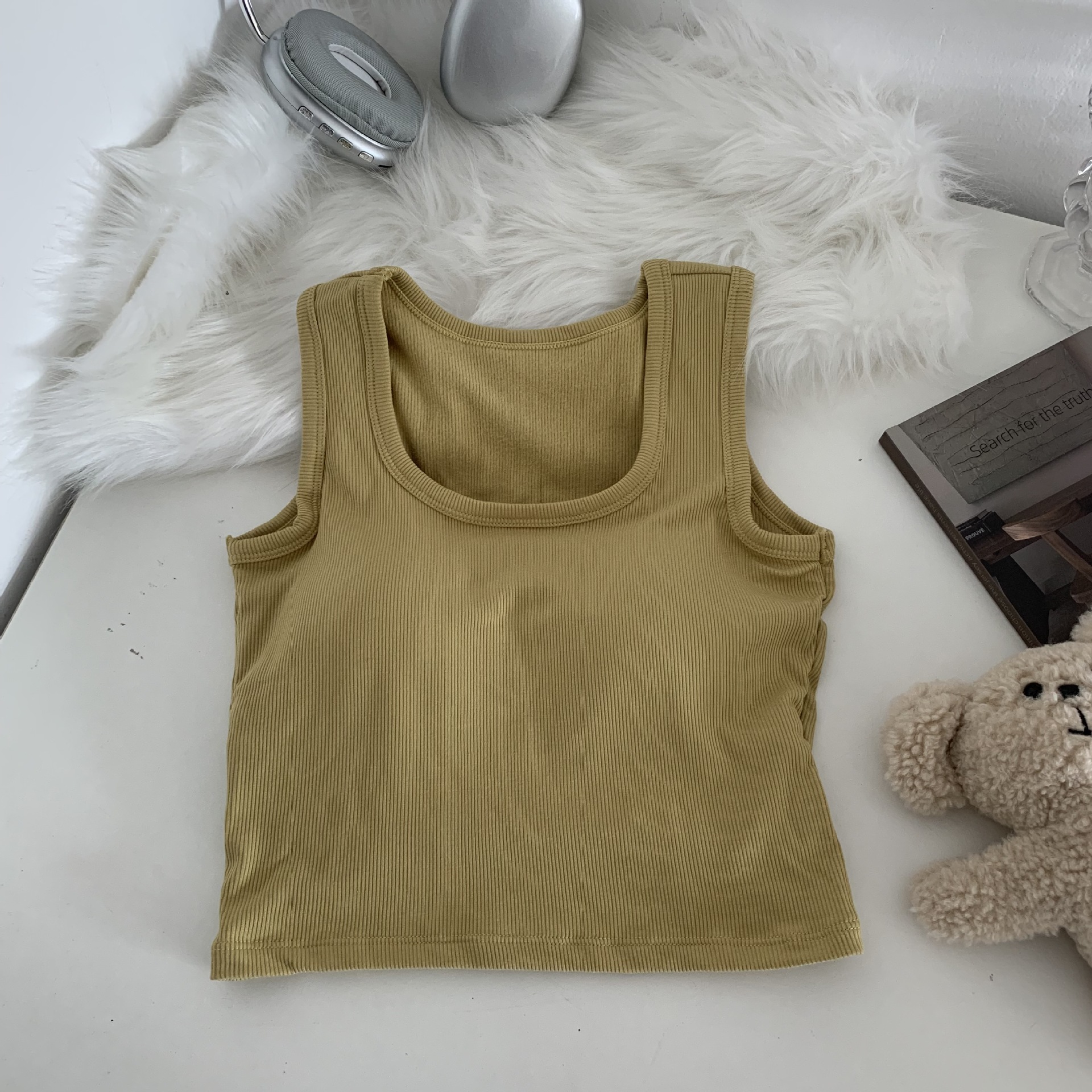 Brushed Thickened Warm Women's Vest Top