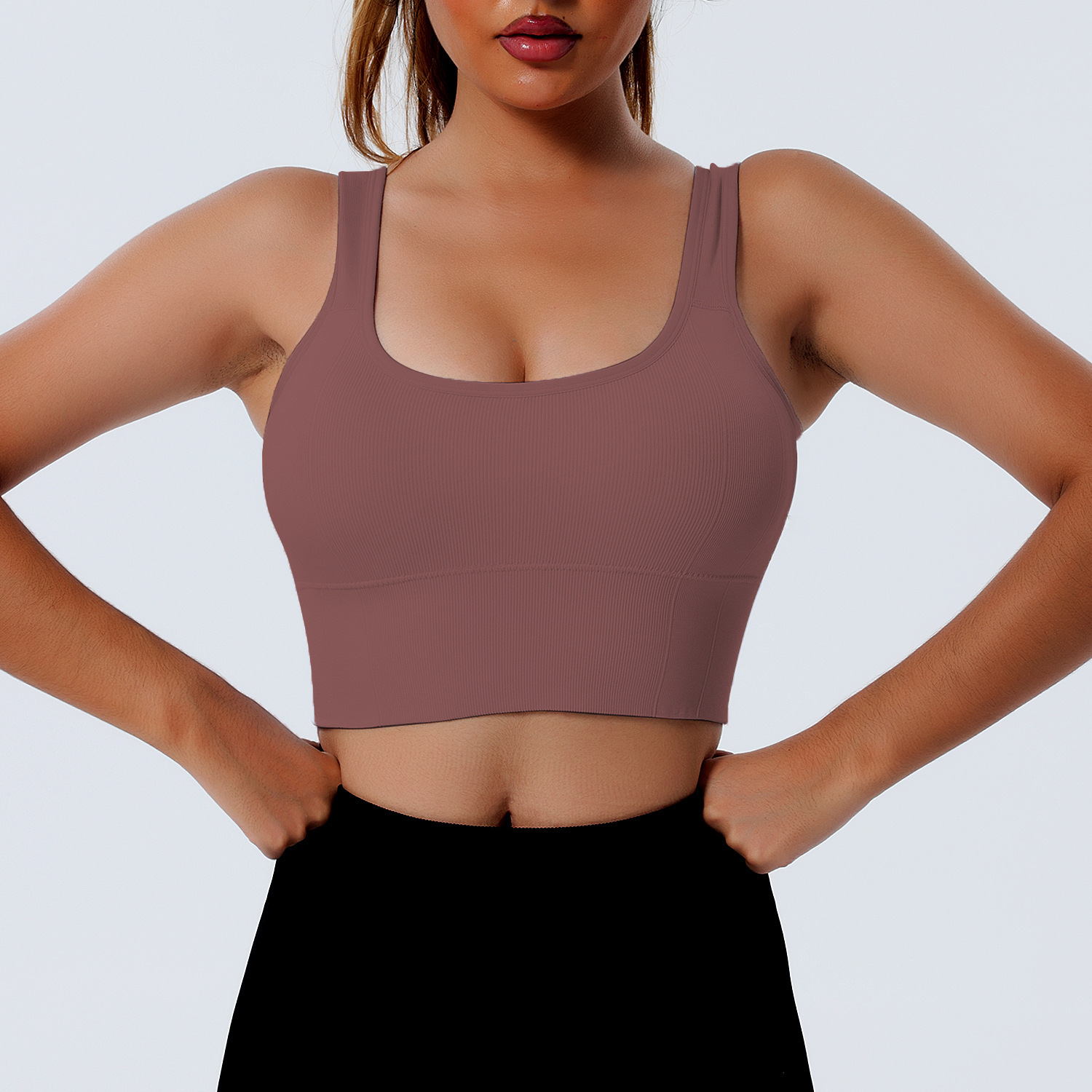 European And American Ladies Underwear Double layer Sports Brown - Shop at LoveMi