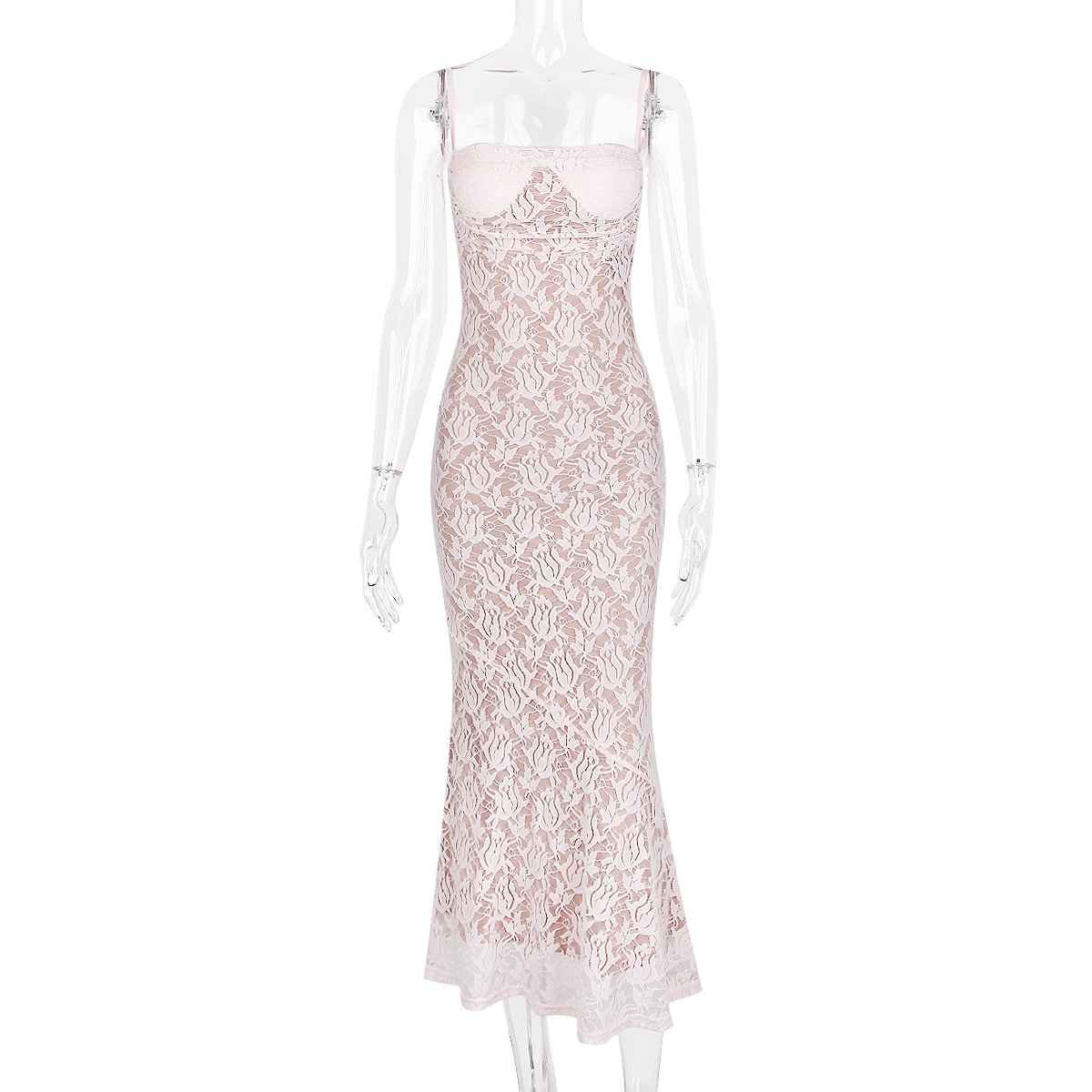 Lace Strap Backless Party Dress, picture 4 of 10