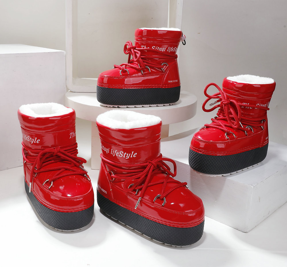 H 01 Patent Leather Red