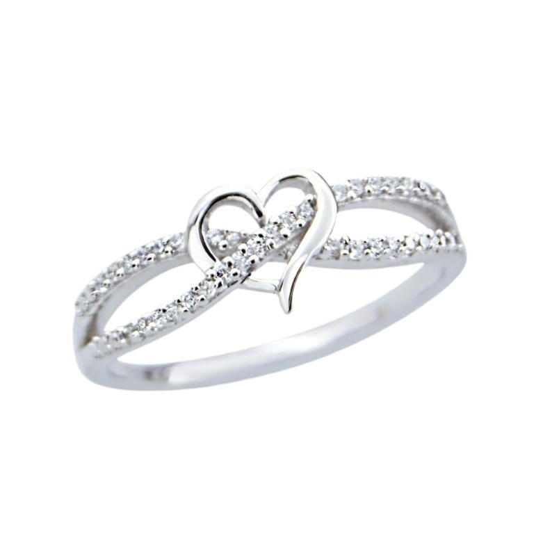 Diamond Alloy Ring Simple Atmosphere Ladies Ring