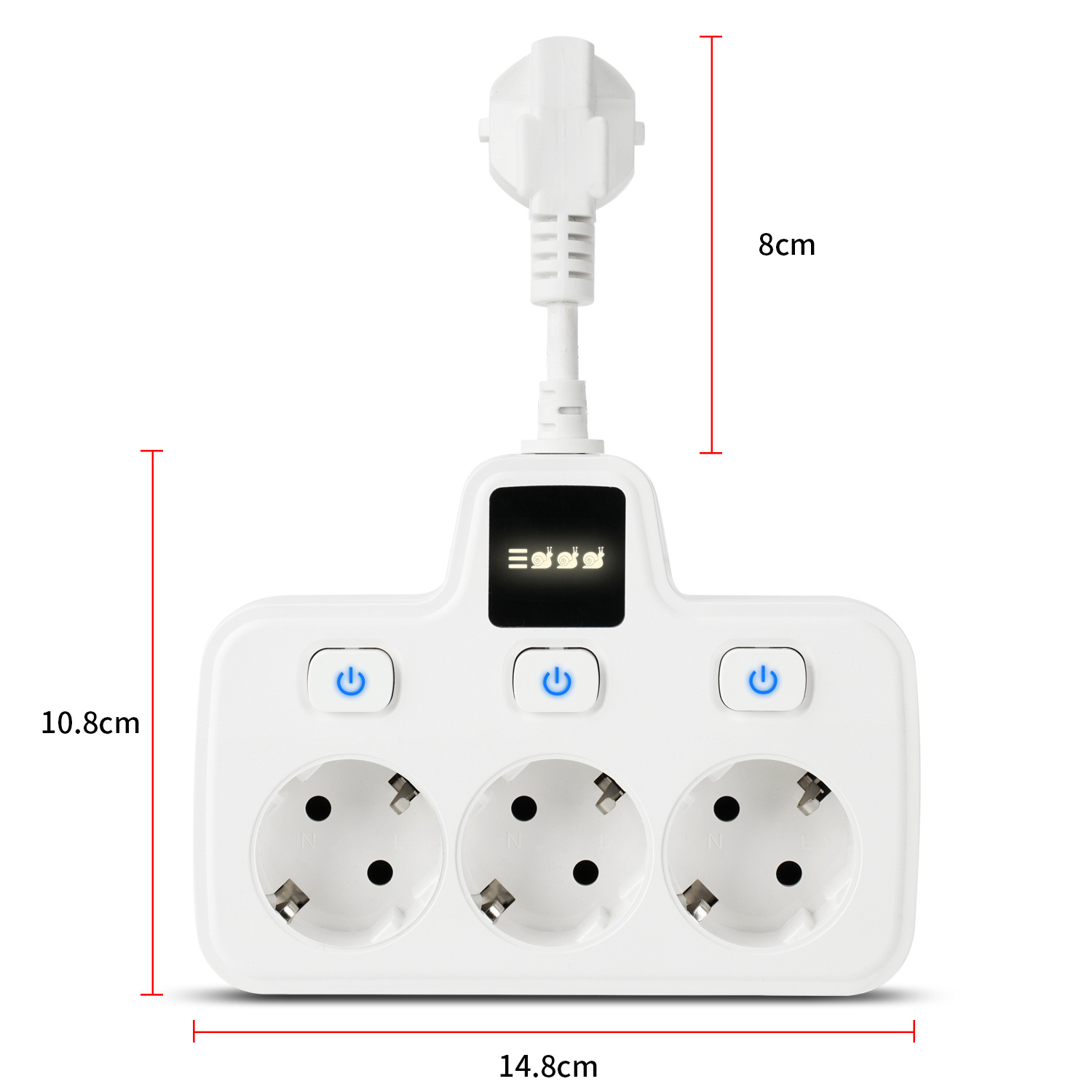 Title 6, European-style Special Hole Conversion Socket 3...