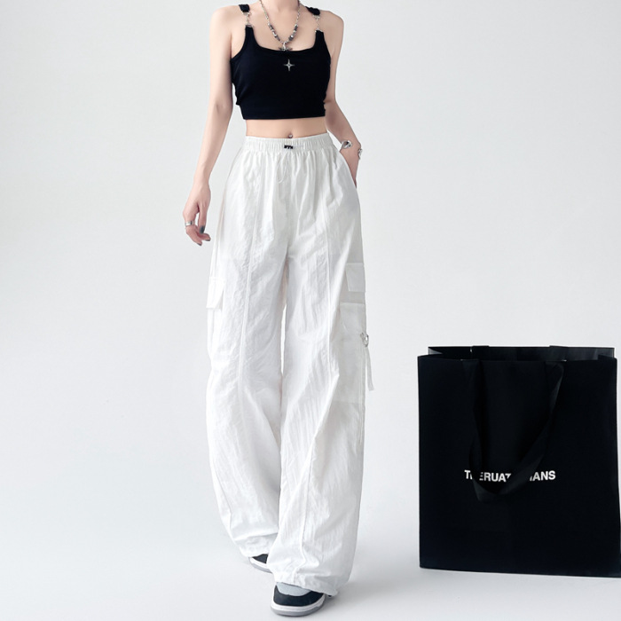 White Lengthened Trousers