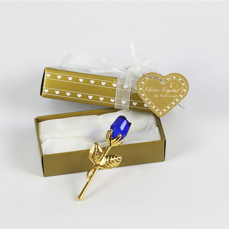 Gold Rod Blue Rose