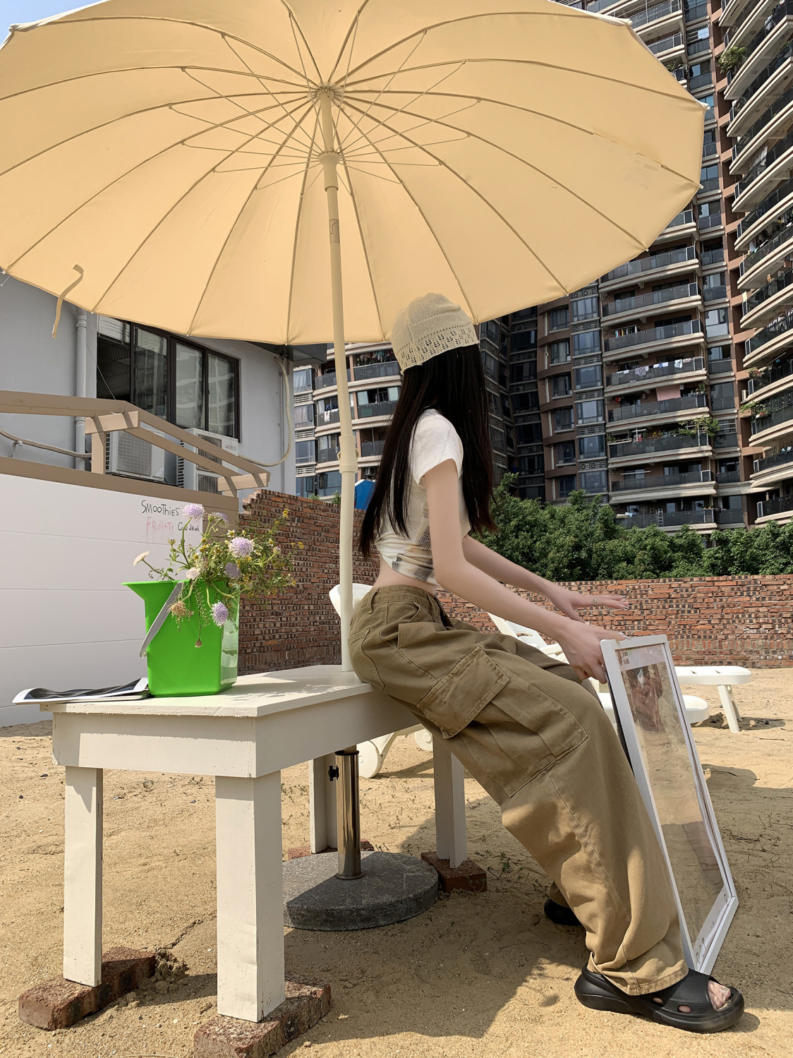Women's Loose Straight-leg Wide-leg Pants
