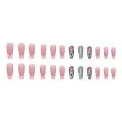 Mid-length European And American Pop French Manicure - W541 Jelly Glue Polish Bar - View 1