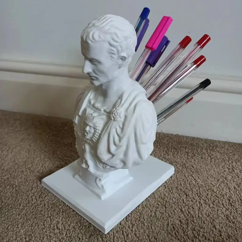 Statue Penholder Pen Holder Storage Ideas Modeling
