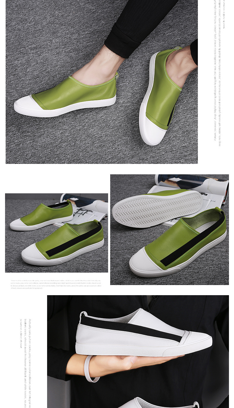 Title 4, Chaussures décontractées pour hommes Slip-on mo...