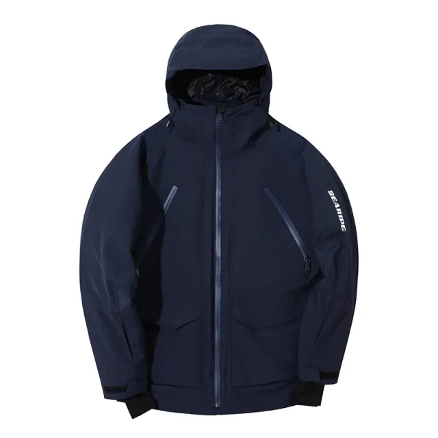 Full Pressure Glue Snowboard Clothing Waterproof For Women And Men Dark Blue - Shop at LoveMi