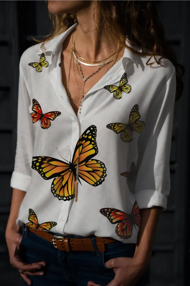 Fashion Digital Printing Long sleeved Shirt Love Nz240107 3Xl - Shop at LoveMi
