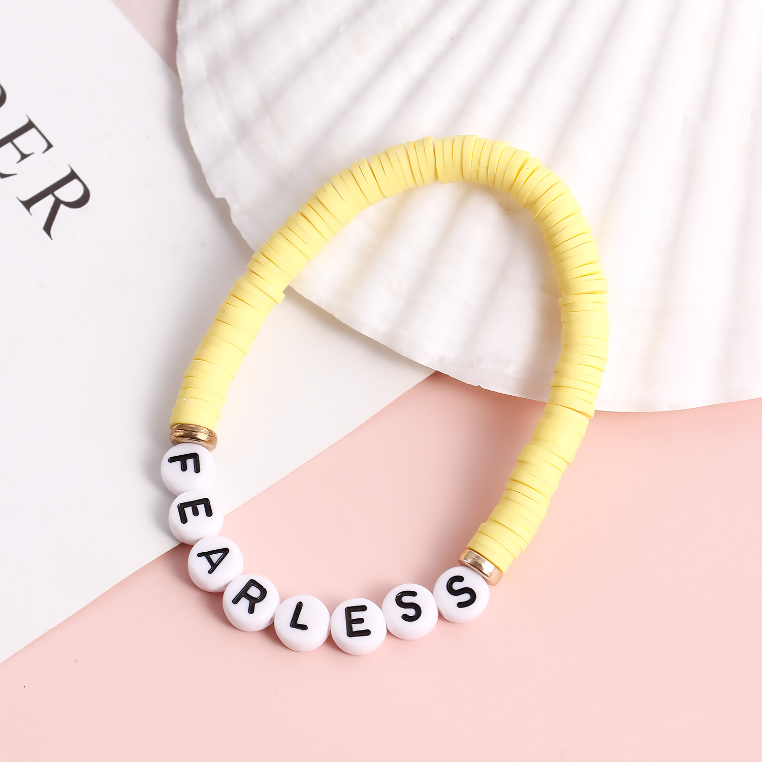 Color Slice Polymer Clay Bracelet