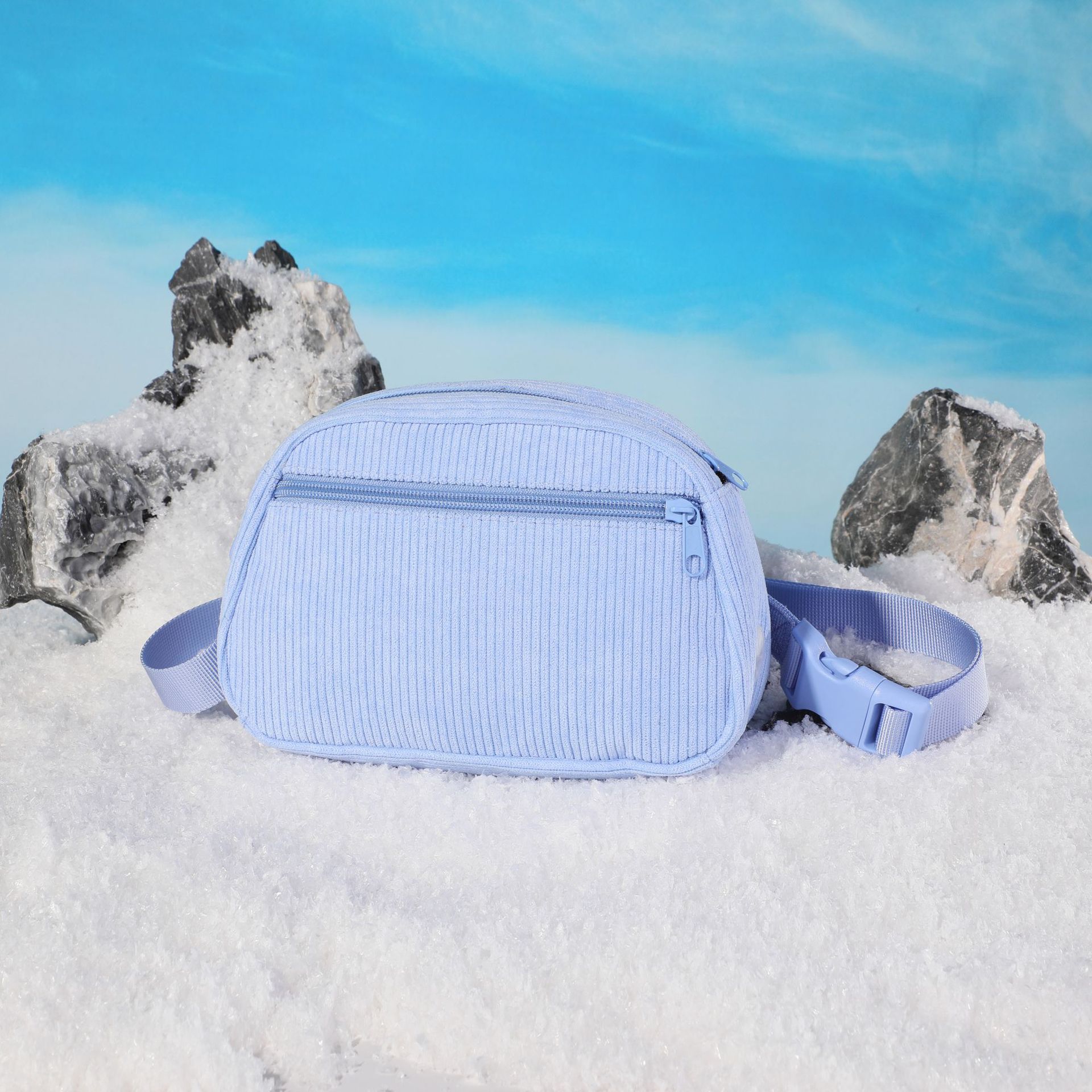 Baby Blue Dog Walking Bag