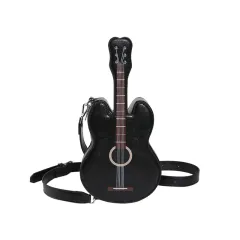 Guitar Chest Bag Women's Fashion Shoulder - Black - View 1