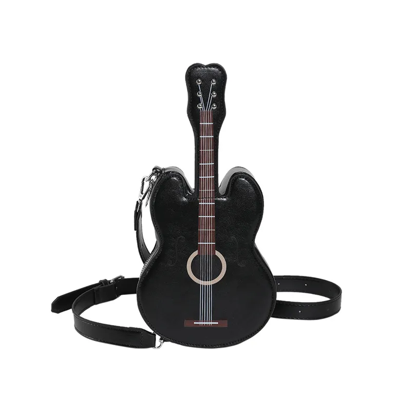 Guitar Chest Bag Women's Fashion Shoulder - Black