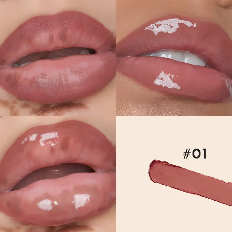 Double-headed Matte Lip Liner Transparent Moisturizing Lip Gloss