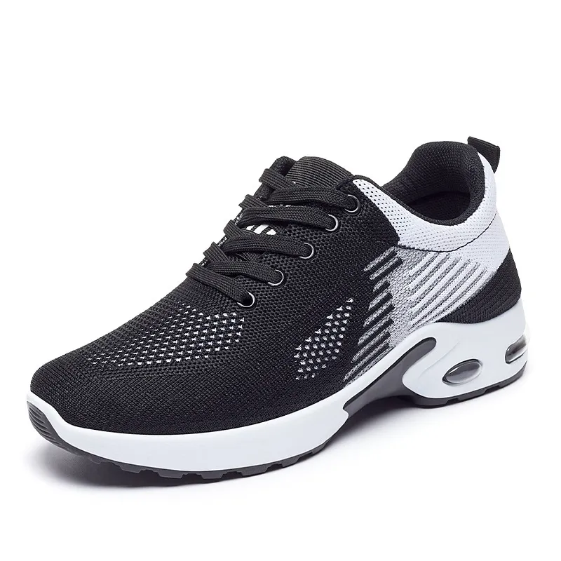 Women's Fashion Casual Exercise Running Shoes - Black