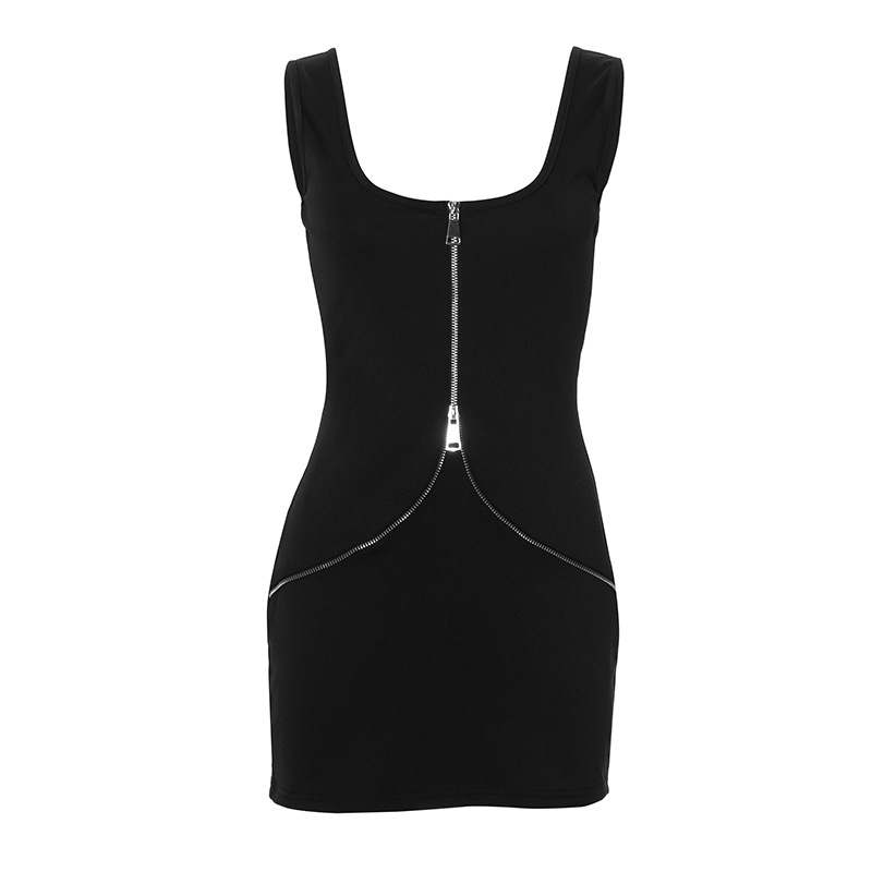 Title 18, Sexy Zipper Sling Body Shaping Dress. Sculpt yo...