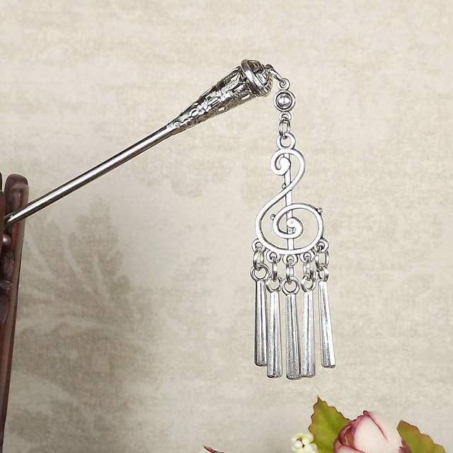 Antique Traditional Han Clothing Accessories Temperament Vintage Temperament Hairpin Flowers