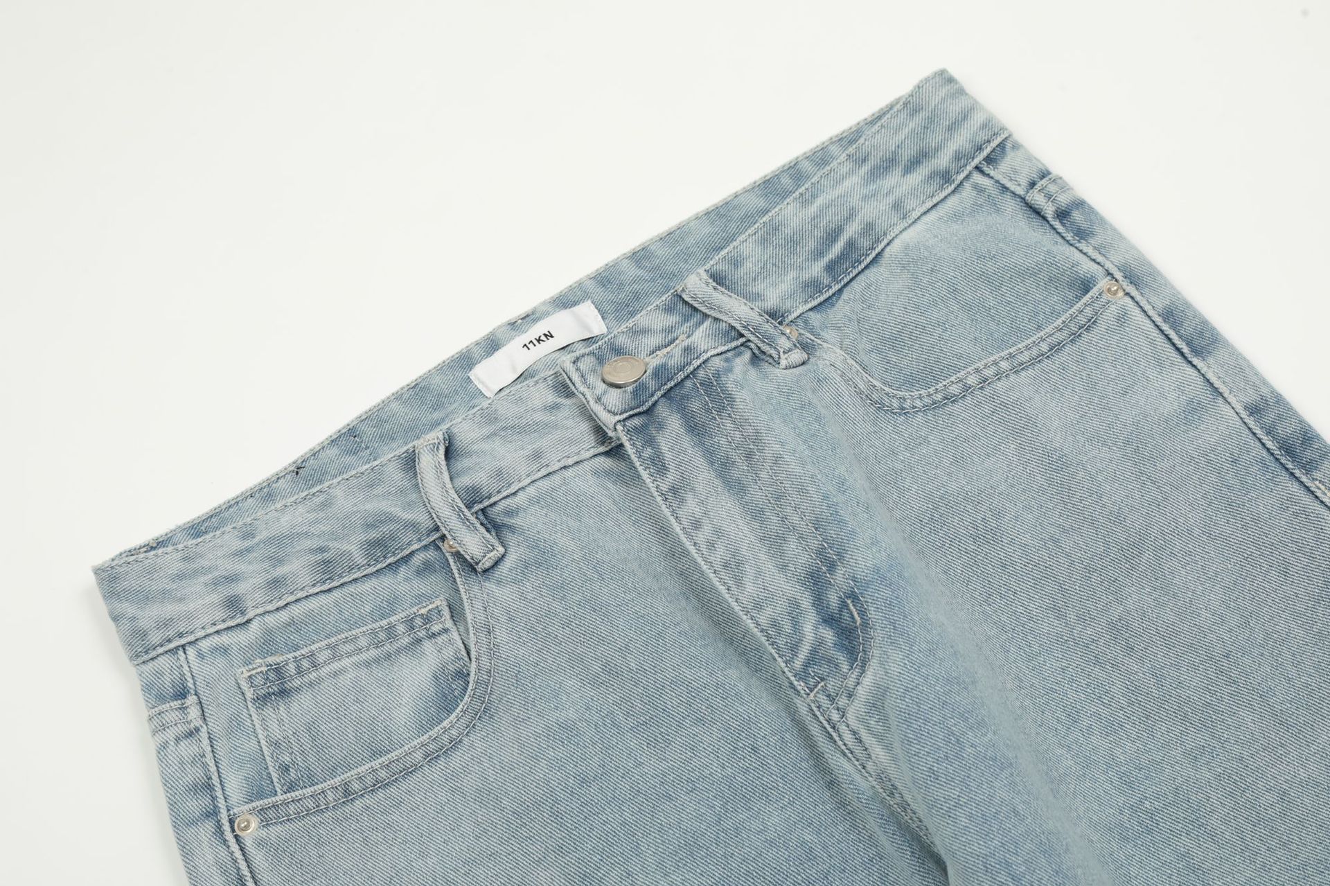 Title 4, Jeans American High Street micro flare patchwor...